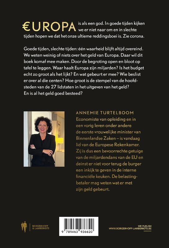 Achterkant van Het geld van Europa