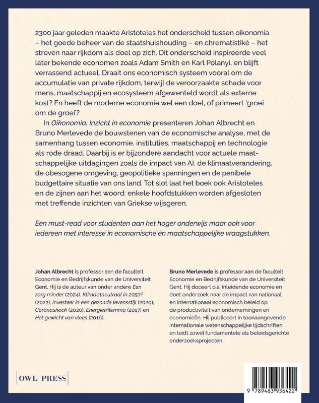 Achterkant van Oikonomia