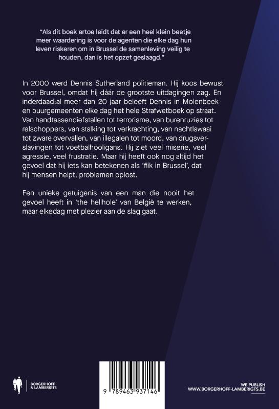 Achterkant van Flik in Brussel