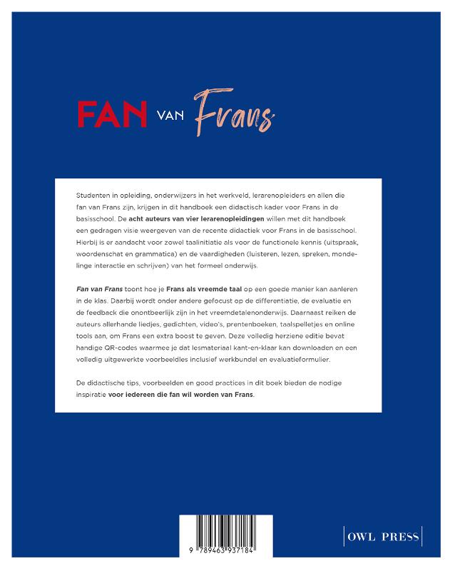 Achterkant van Fan van Frans