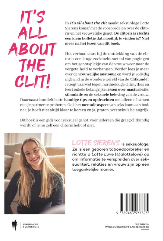 Achterkant van It's all about the clit