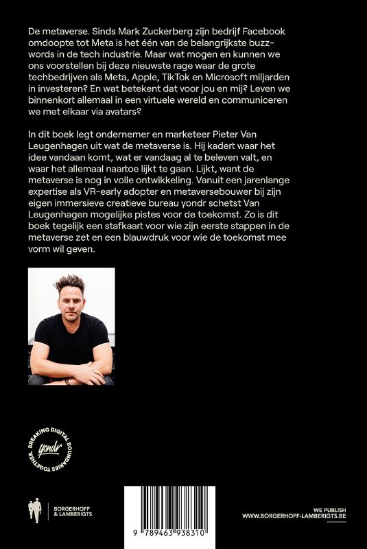 Achterkant van Welkom in de metaverse