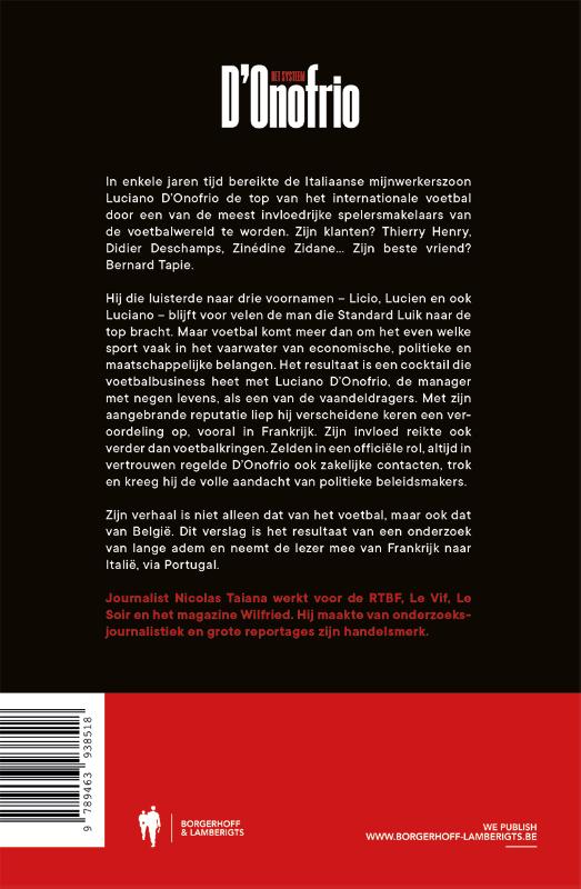 Achterkant van Het systeem D'Onofrio