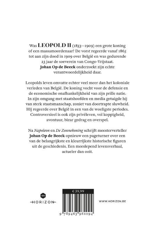 Achterkant van Leopold II
