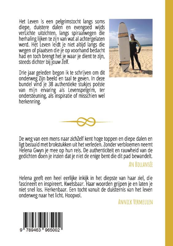 Achterkant van Onderweg naar mij(n )Zelf
