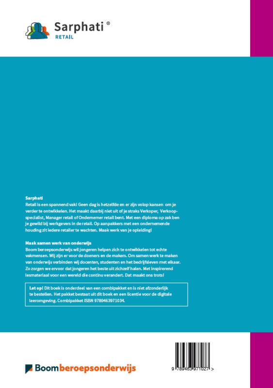 Achterkant van Presentatie en marketing editie 2021