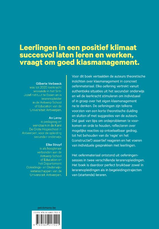 Achterkant van Regisseer je klas