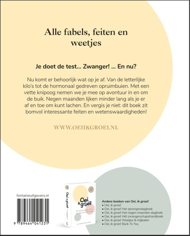 Achterkant van Ik ben zwanger! … en nu?