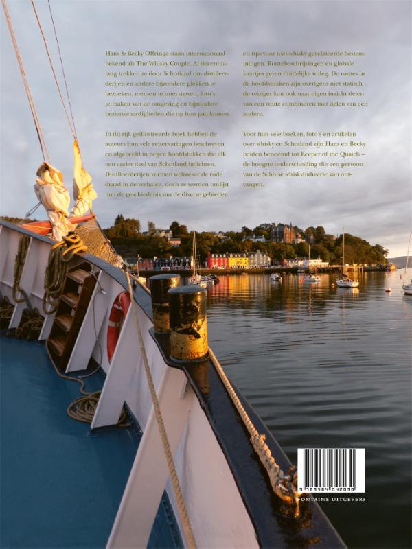 Achterkant van De mooiste whiskyroutes door Schotland