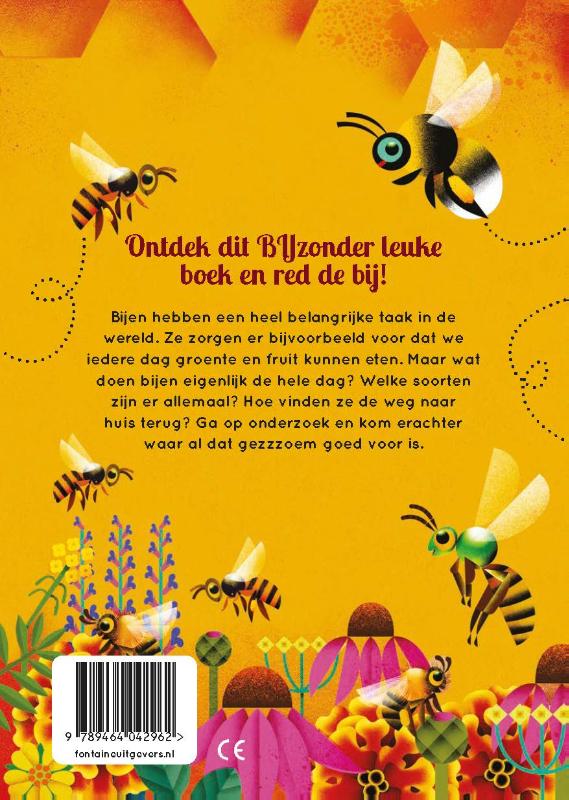 Achterkant van Wervelende wereld: Bijen