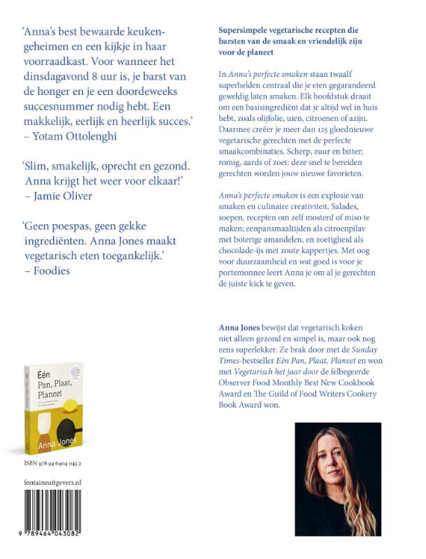 Achterkant van Anna's perfecte smaken