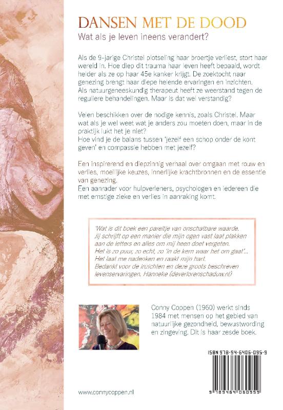 Achterkant van Dansen met de dood