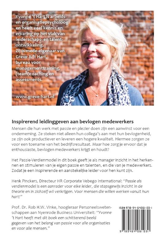 Achterkant van Passie als verdienmodel