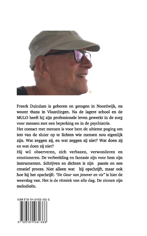 Achterkant van De geur van jenever en vis
