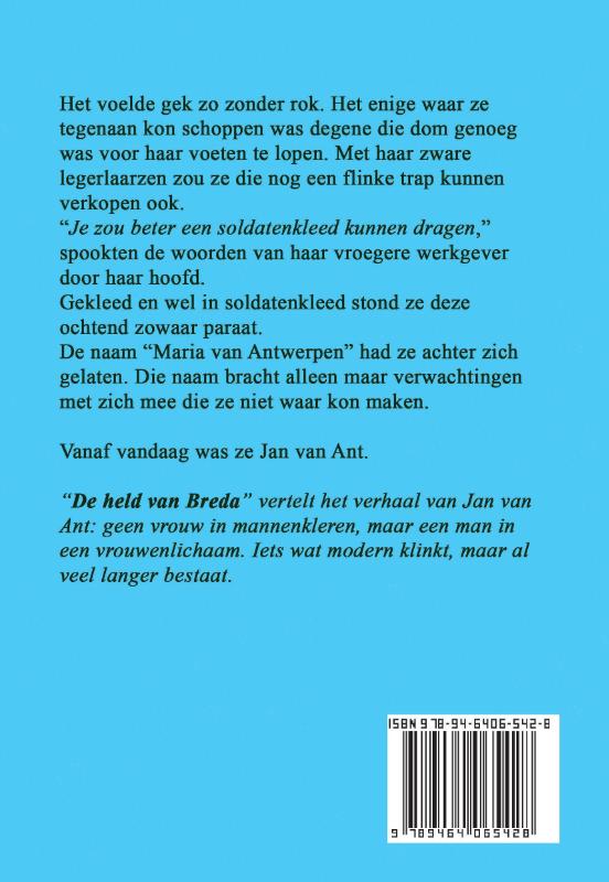 Achterkant van De held van Breda