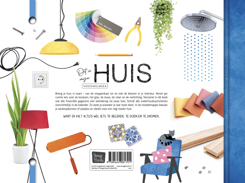 Achterkant van Dit is mijn huis invulboek
