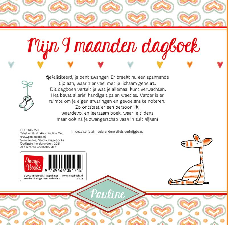Achterkant van Mijn 9 maanden dagboek - Pauline Oud