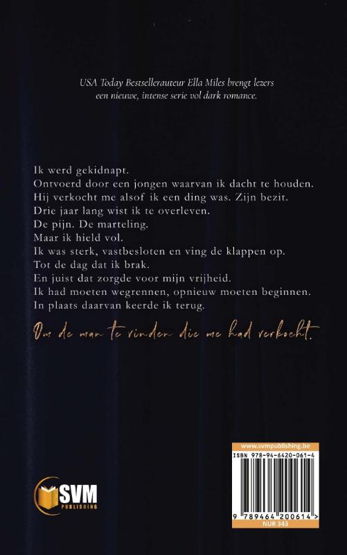 Achterkant van Veroverd door leugens
