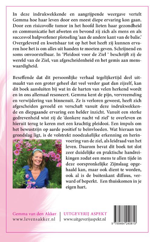 Achterkant van Pleidooi voor de ziel
