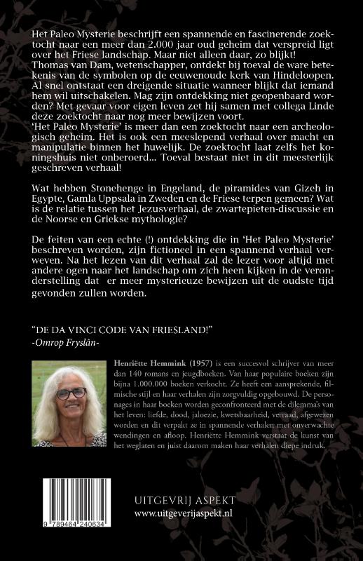 Achterkant van Het Paleo Mysterie