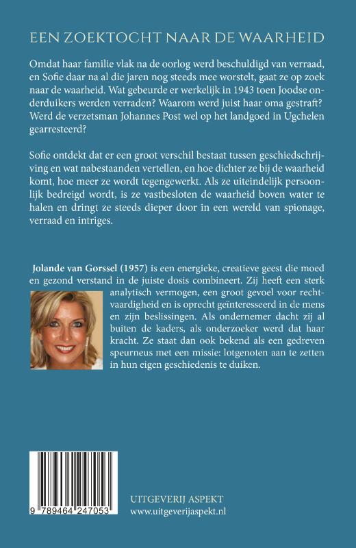 Achterkant van Een splinter in de ziel