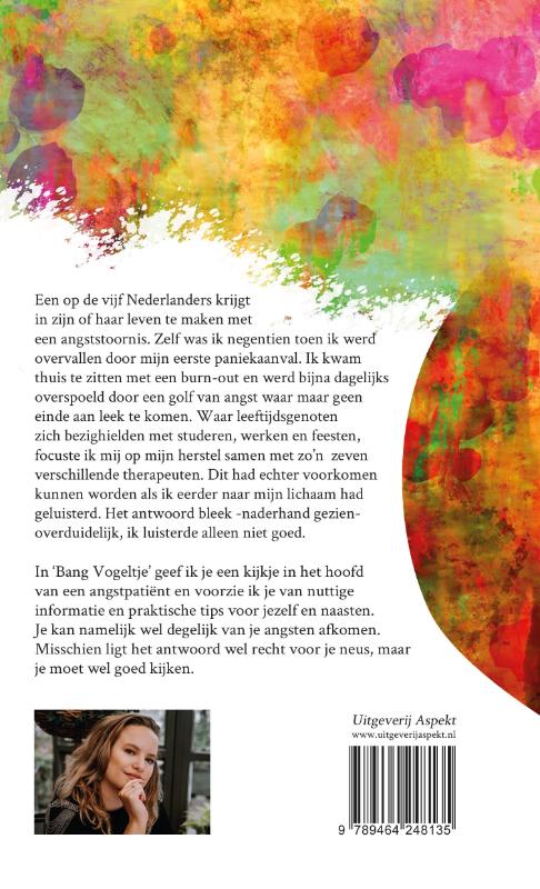 Achterkant van Bang Vogeltje