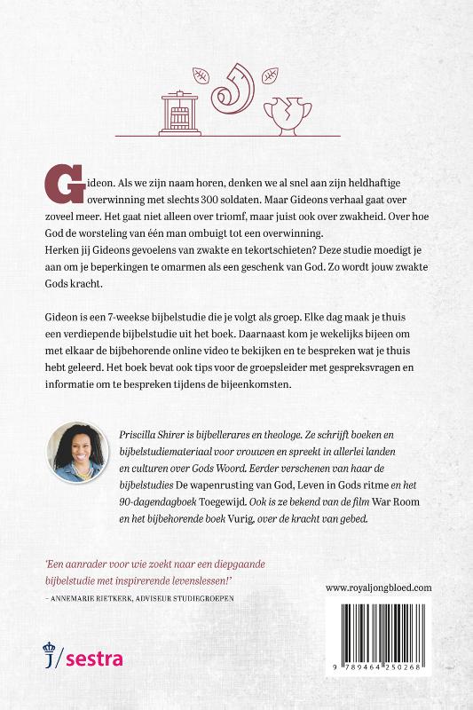Achterkant van Gideon
