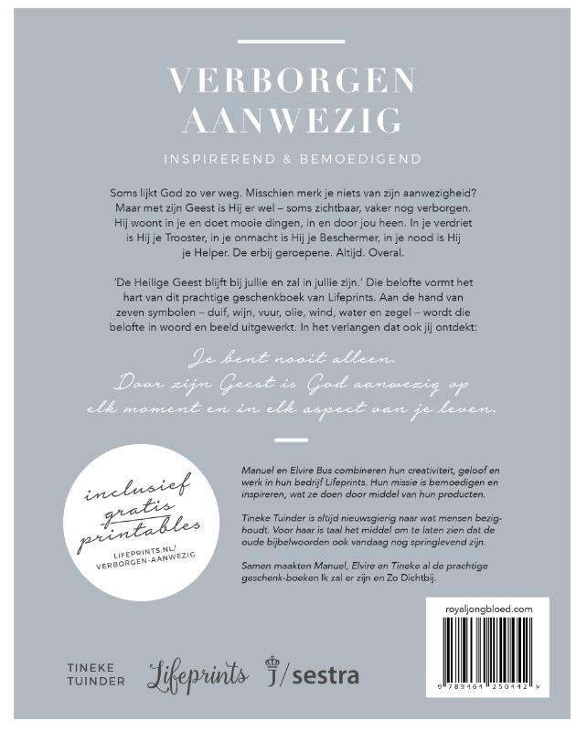 Achterkant van Verborgen aanwezig