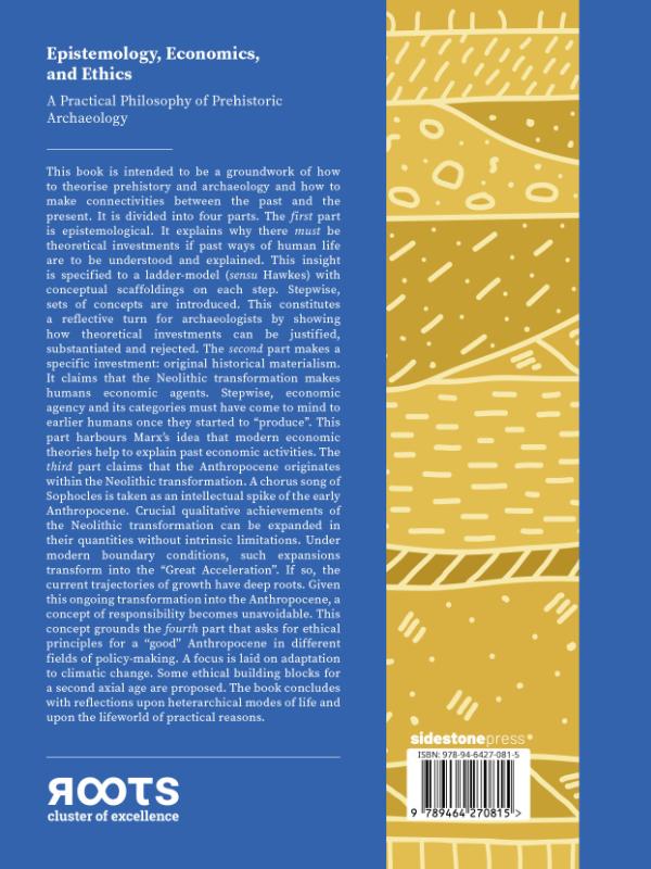 Achterkant van Epistemology, Economics, and Ethics