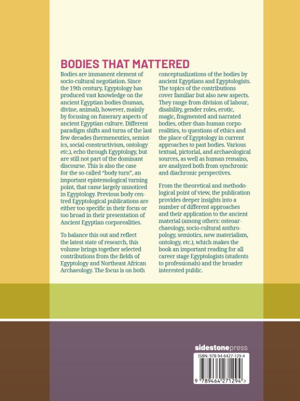 Achterkant van Bodies that Mattered