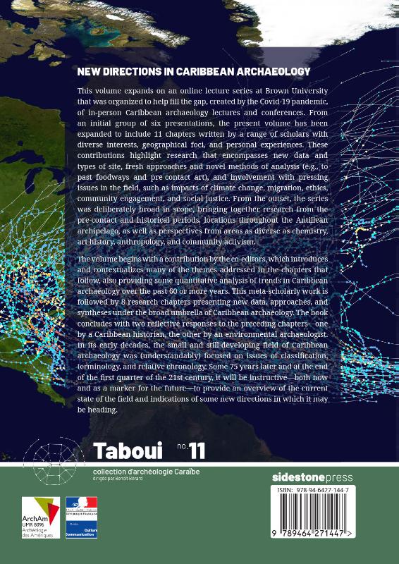 Achterkant van New Directions in Caribbean Archaeology