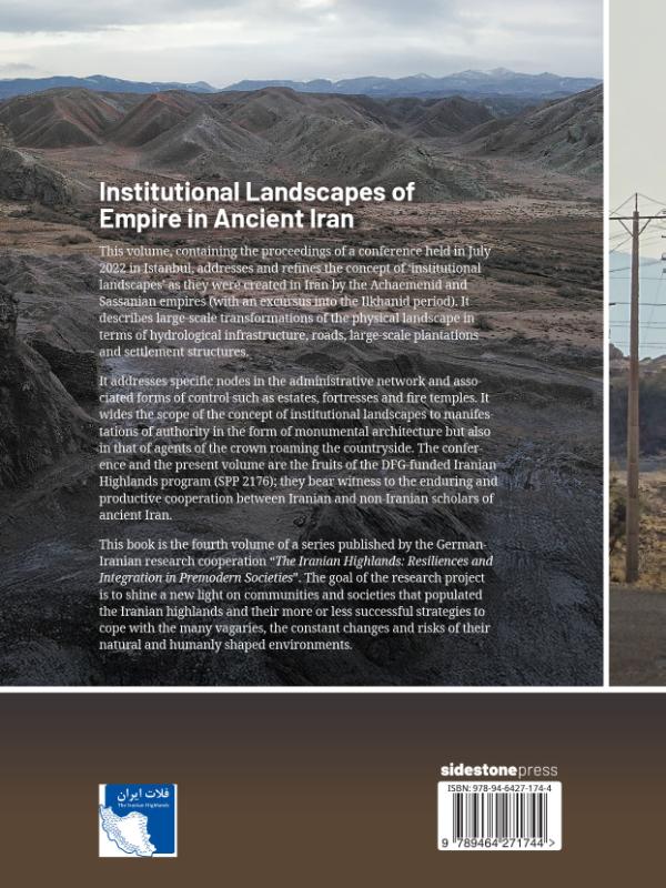 Achterkant van Institutional Landscapes of Empire in Ancient Iran