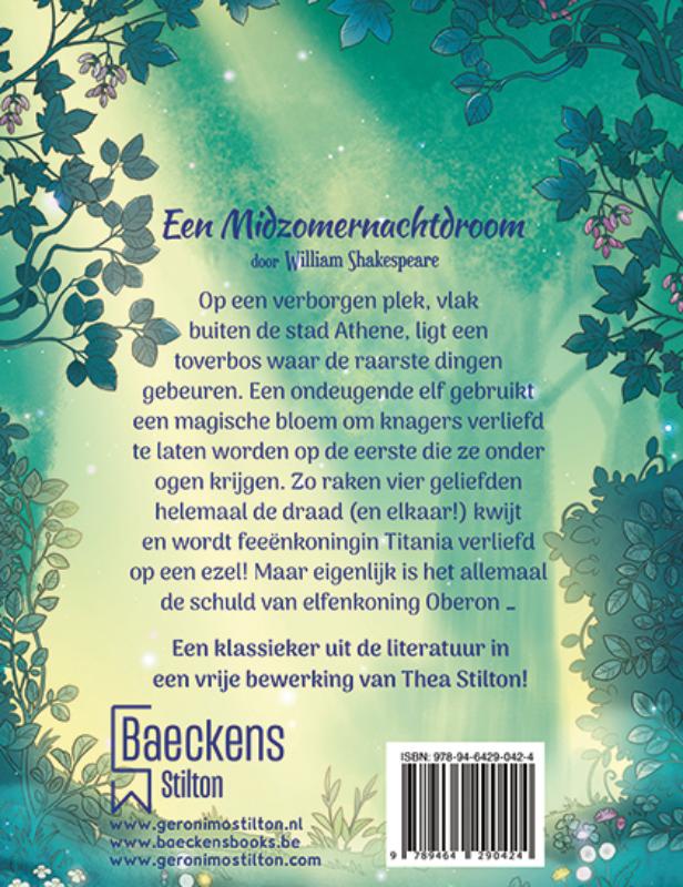 Achterkant van Een midzomernachtdroom