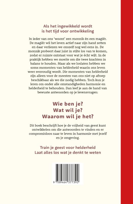 Achterkant van De Monnik en de Magiër