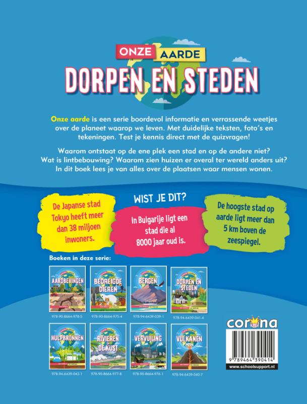 Achterkant van Dorpen en steden