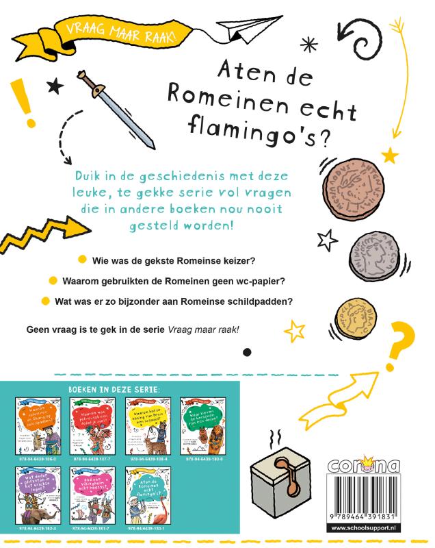 Achterkant van Aten de Romeinen echt flamingo's?