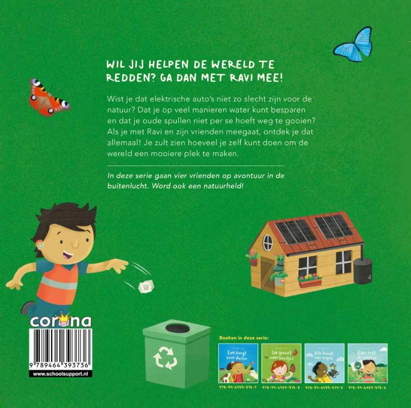 Achterkant van Ravi redt de wereld