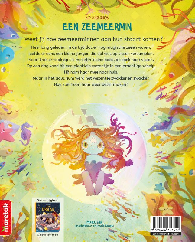 Achterkant van Er was eens een zeemeermin