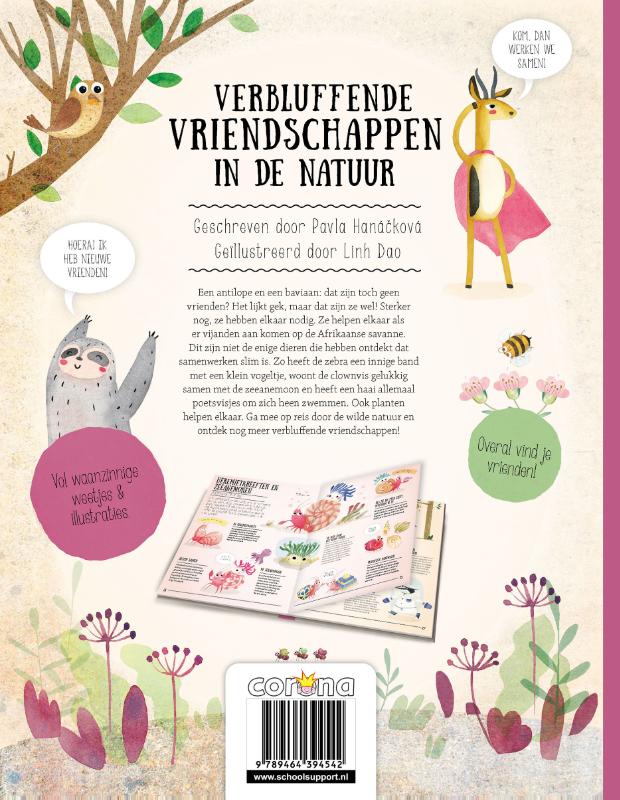 Achterkant van Verbluffende vriendschappen in de natuur