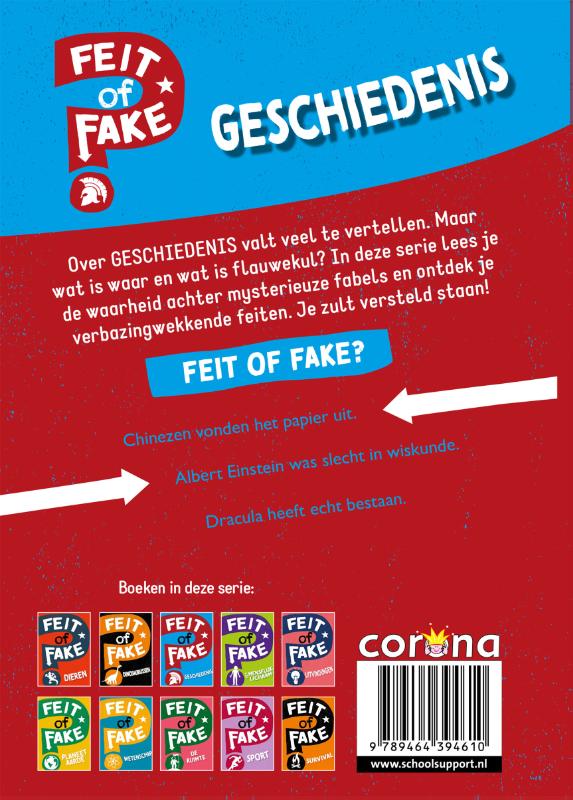 Achterkant van Geschiedenis
