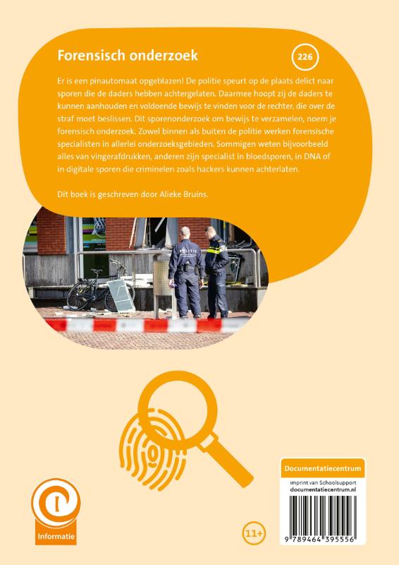 Achterkant van Forensisch onderzoek