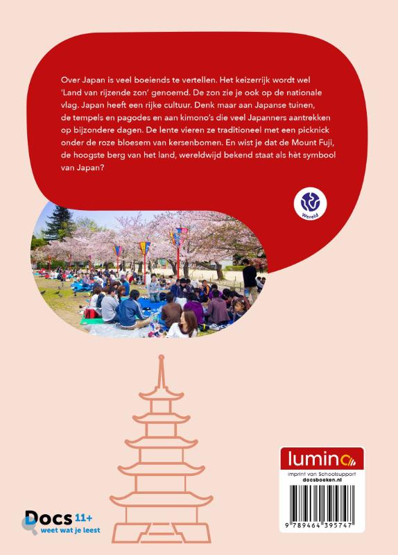 Achterkant van Japan