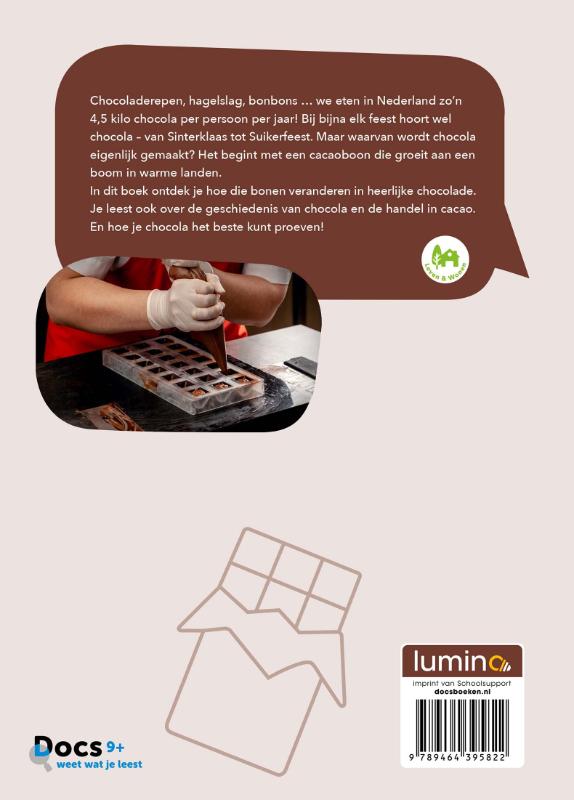 Achterkant van Zo maak je chocolade