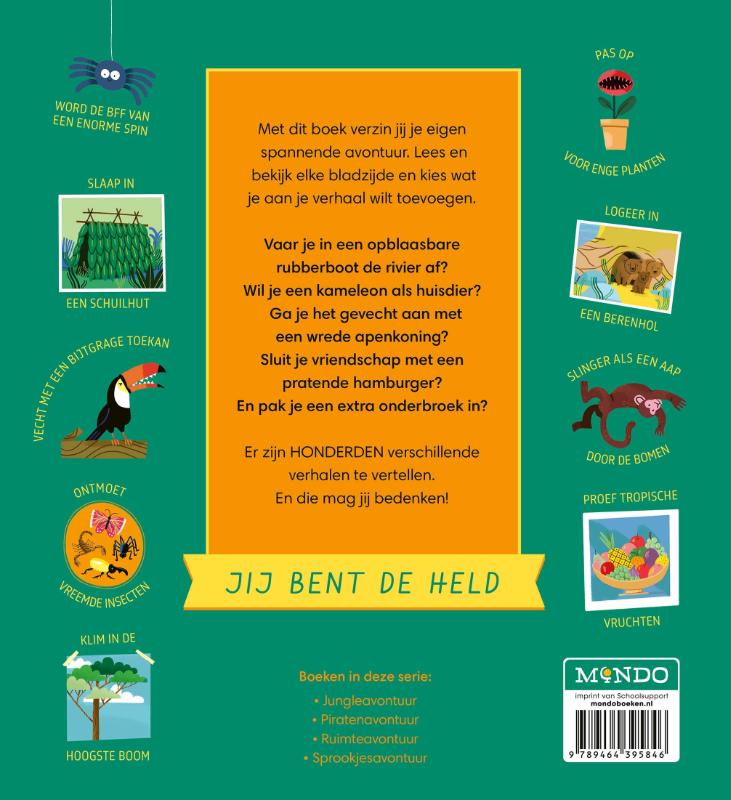 Achterkant van Jungleavontuur