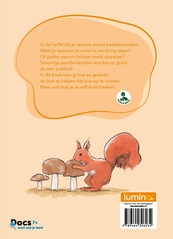 Achterkant van Paddenstoelen