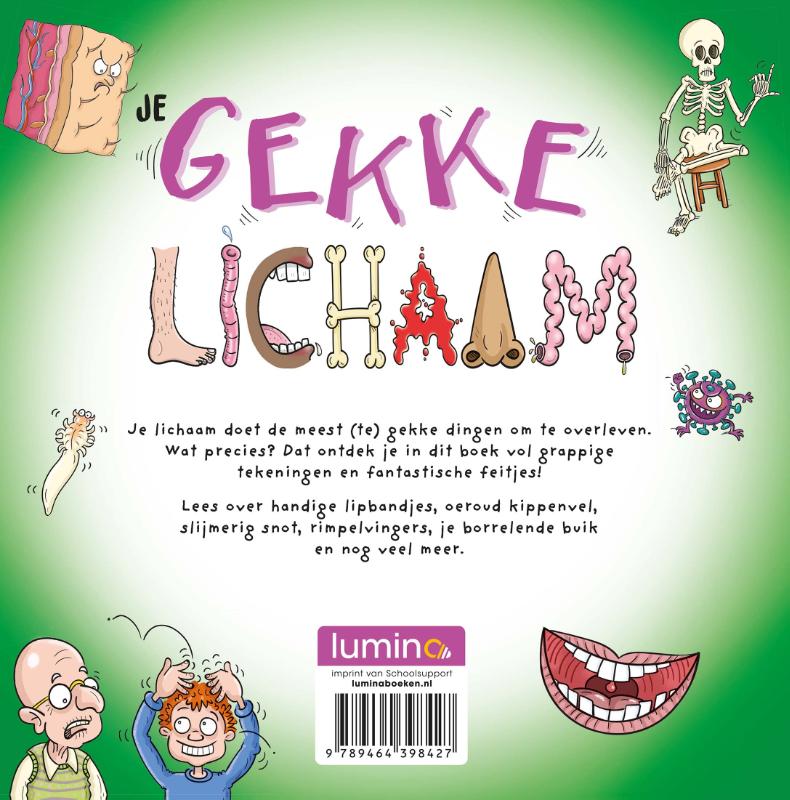 Achterkant van Je gekke lichaam