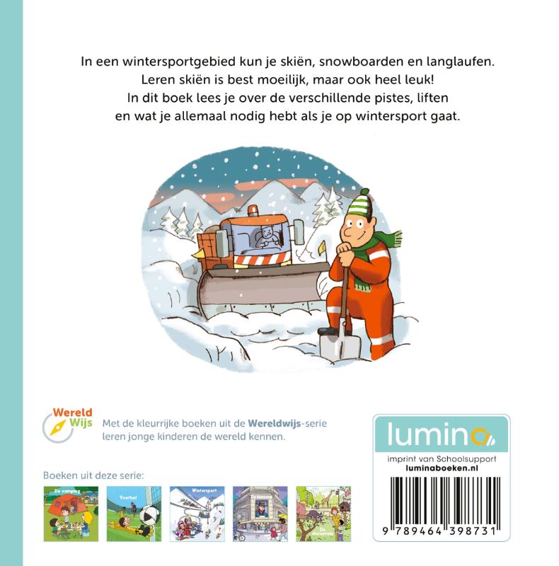 Achterkant van Wintersport