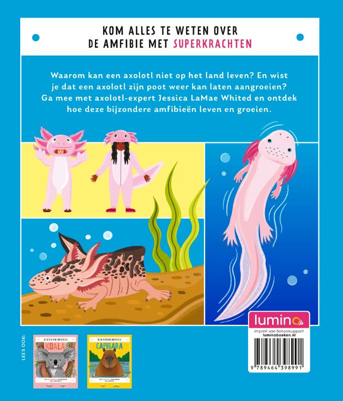 Achterkant van Axolotl