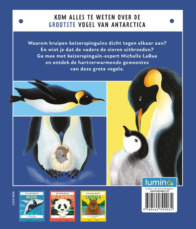 Achterkant van Keizerspinguïn