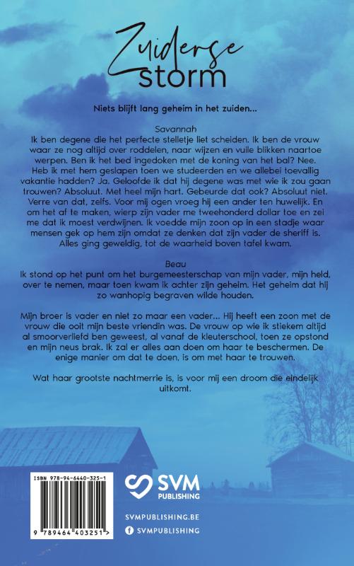 Achterkant van Zuiderse storm
